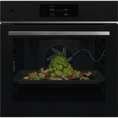 Afbeelding van AEG TE8PB73ZAT 7000 MealAssist Elektrische Inbouw Bakoven Zwart solo oven Inhoud: 71 Liter Nishoogte (3) 59 cm