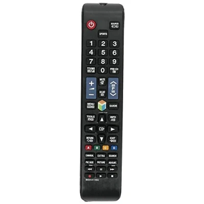 Afbeelding van ALLIMITY BN59 01198Q Vervangende afstandsbediening voor Samsung TV UE40J6300AK UE40J6300AW UE40J6302AK UE40J6350SU UE40J6370SU UE40J6375SU UE40J6590AU UE40JU6400K UE40JU6400W UE40JU6410S UE40JU6410U