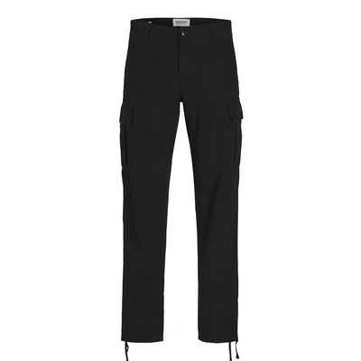 Afbeelding van Jack &amp; Jones Jpstkane Jjbarkley Cargobroek, Heren, Maat: 42x36, Black