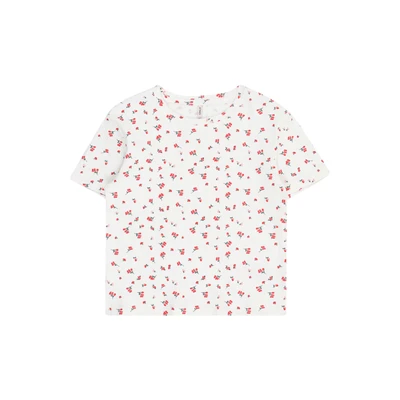 Afbeelding van Only &amp; Kids Kogbella Life Short AOP S/S Top JRS Noos, rood (high risk red), 146 152