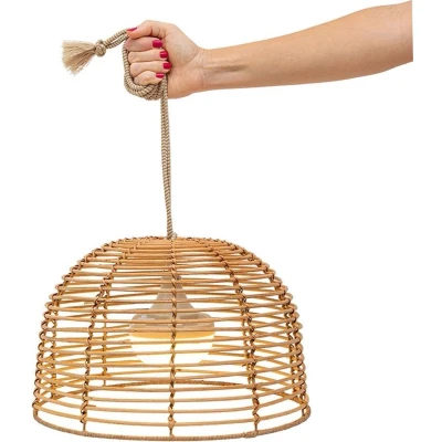 Afbeelding van BOSSA New Garden Led hanglamp voor buiten, 3 intensiteiten, oplaadbaar, Ø 35 cm, naturel