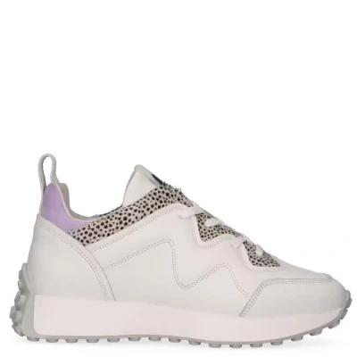 Afbeelding van Maruti Sneakers laag White lilac pixel offwhite, Dames, Maat: 37, offwhite Leer