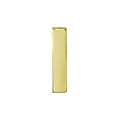 Afbeelding van goud (geelgoud) oorknop balkje per stuk 4026007 Oorbellen horloge Goudkleur