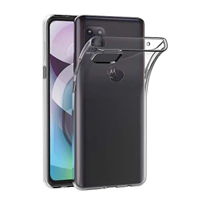 Afbeelding van AICEK Case Compatibel met Motorola Moto G 5G Hoesje, Transparant Siliconen Bumper Cover Doorzichtige