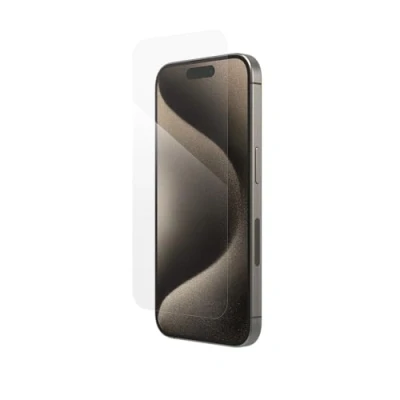 Afbeelding van InvisibleShield Glass XTR3, Apple, iPhone 15 Pro, anti bactérien, Protection lumière bleue, Résistant à la poussière, aux..., Transparent, 1 pièce(s)