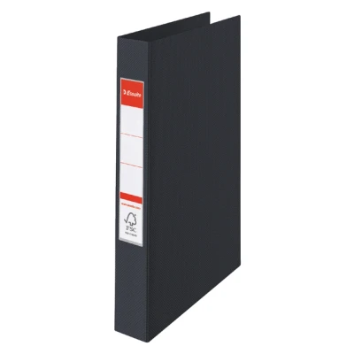 Afbeelding van Ringband Esselte Vivida A4 4 rings O mech 25mm PP zwart