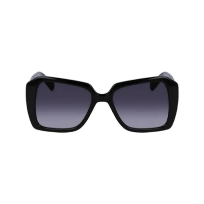 Afbeelding van Karl Lagerfeld Unisex KL6140S zonnebril, 001 zwart, 53, 001, zwart., 53