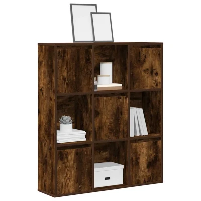 Afbeelding van vidaXL Boekenkast 89x24x101,5 cm bewerkt hout gerookt eikenkleurig