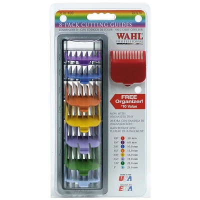 Afbeelding van Wahl Opzetkam Type 1 Set Plastic Gekleurd Nr. t/m 8
