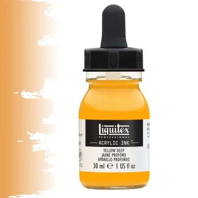 Afbeelding van Liquitex Professional Acrylic Ink! Yellow Deep 30ml 295 4260295