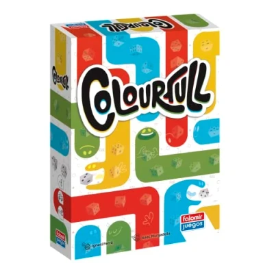 Afbeelding van Falomir Colourfull Gamer Behendigheidsspel Polyminos maken Kleur het maximum aan gaten en verdien punten geïllustreerd door Isaac Murgadella van 2 tot 4 spelers