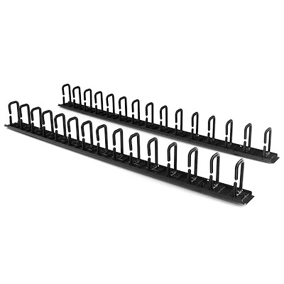 Afbeelding van StarTech.com Verticale kabelmanager met D ring haken 0U 1,8 m