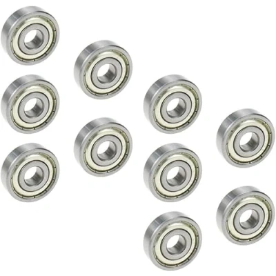 Afbeelding van TUZUK 10 stuks 6200ZZ kogellagers afgedicht x 30 9 mm voorgesmeerd / chroomstaal/metaal dubbele afdichting, 6200Z groefkogellagers