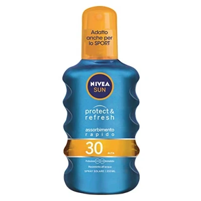 Afbeelding van Nivea Sun SPF 30 Protect &amp; Refresh Zonnebrand Spray 200ml