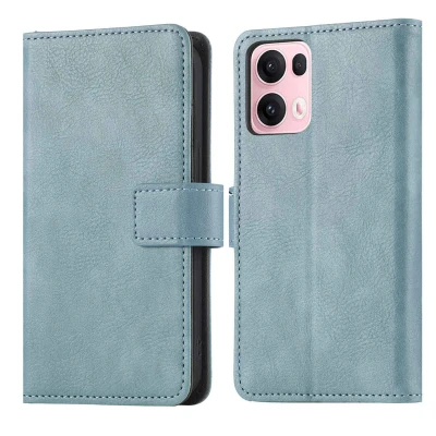 Afbeelding van imoshion Hoesje Geschikt voor Oppo Reno 13 Pro Luxe Bookcase Lichtblauw