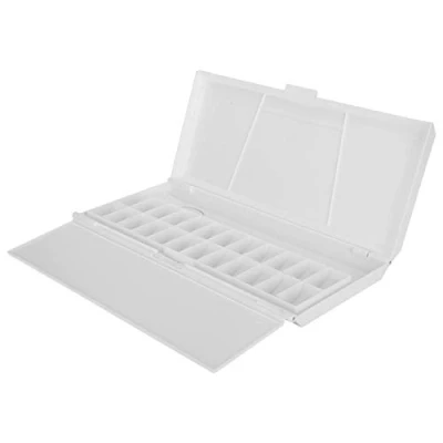 Afbeelding van 24 Grids Lege Aquarel Pannen Palet, voor Aquarel, Gouache, Acryl Verf Tin Palet