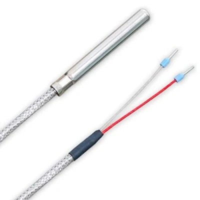 Afbeelding van iOVEO 039HG01203 Rookgasvoeler/temperatuursensor/collectorsensor tot 400 C met GLS aansluitkabel PT100 sensor, 3 meter