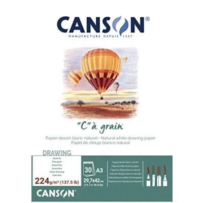 Afbeelding van Canson 400060602 C a grain tekenpapier, A3, wit, 29,7 x 42 cm A3
