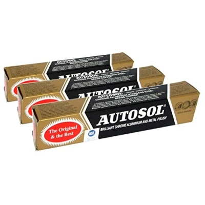 Afbeelding van Autosol 3pk Metal Polish (75ml x3) Voor Chrome Aluminium Roestvrij staal Messing Koper etc