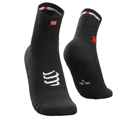 Afbeelding van Compressport Pro Racing Socks v3.0 Run Low hardloopsokken, heren, zwart, 42 44