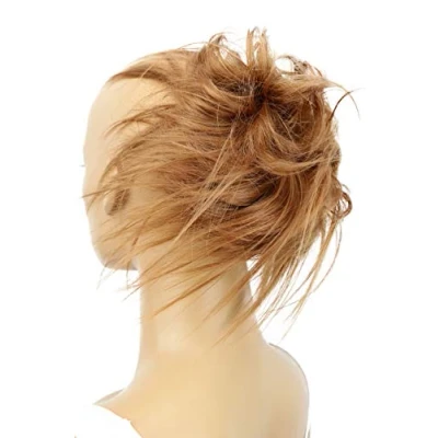 Afbeelding van CAISHA XXL Haarstukje Haarwokkel Bruids Kapsel Opgestoken Volumineus Golvend Knoet Lichtbruin G15F