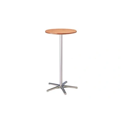 Afbeelding van Staantafel met Stervoet, 60 cm., hg. 110 cm, beuken