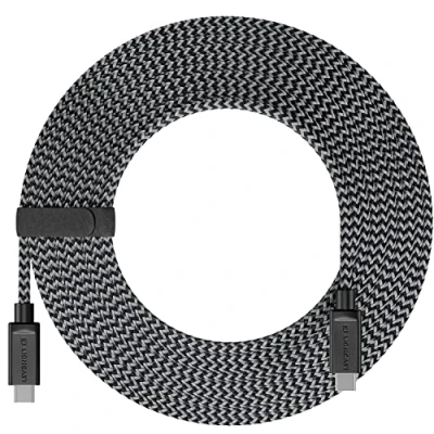 Afbeelding van Lioncast® PS5 controller oplaadkabel, 4 m lengte, snellaadkabel, USB C kabel voor controller, robuuste en flexibele oplaadkabel type C,
