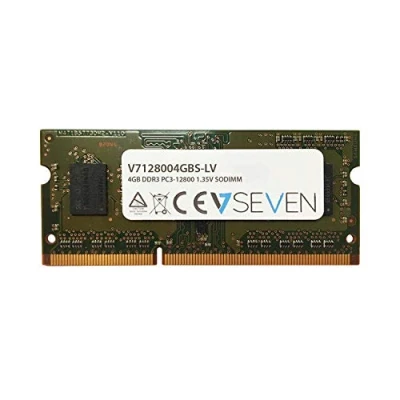 Afbeelding van V7 V7128004GBS DR LV 4GB DDR3 1600MHz SO DIMM geheugenmodule