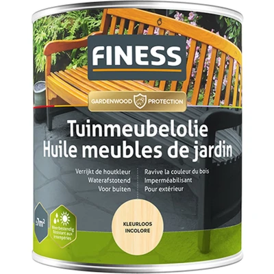 Afbeelding van Finess tuinmeubelolie 2,5 liter, kleurloos