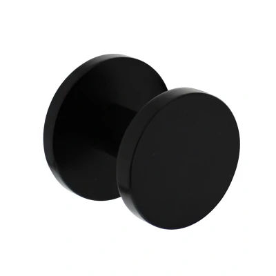 Afbeelding van Voordeurknop Rond 55 mm Aluminium Zwart Per Stuk