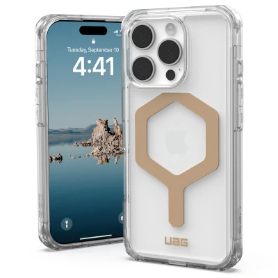 Afbeelding van Apple iPhone 16 Pro MagSafe Hoesje Kunststof UAG Hardcase/Backcover Transparant Telefoonhoesje Shockproof/Valbescherming