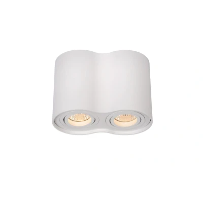 Afbeelding van Lucide TUBE Plafondspot 2xGU10 Wit Rond