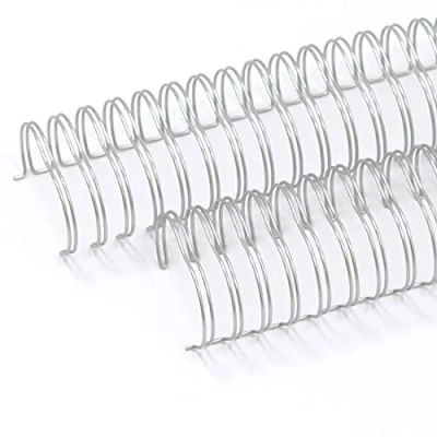 Afbeelding van Craftelier Set van 2 spiraalvormige ringen voor het binden albums, notitieboeken, dagboeken of kalenders, ideaal scrapbooking projecten en knutselwerk, Ø 3,81 cm, kleur zilver