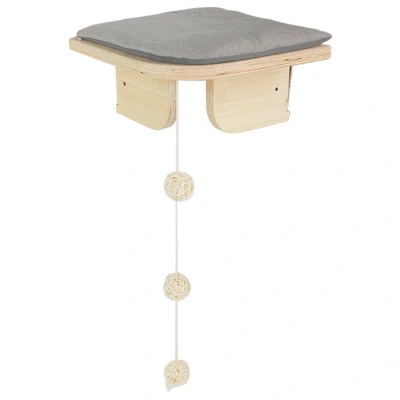 Afbeelding van All For Paws Skywalk Corner Platform Wandkrabpaal 26x26x12 cm Multi Color