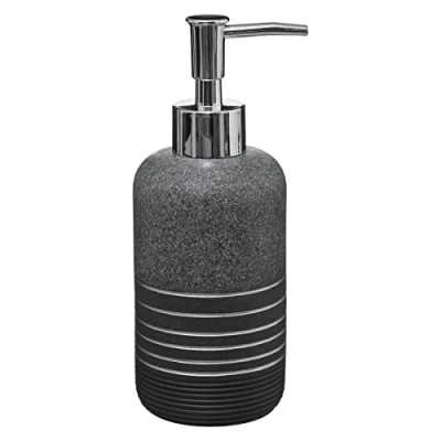 Afbeelding van 5Five Zeeppompje van kunststeen zilver 300 ml zeepdispenser