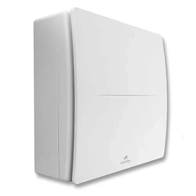 Afbeelding van Aerauliqa QX100HT Centrifugaalstofzuiger, diameter 96 mm, 28/17 W, 104/62 m3/h, PQX00016, 2 snelheden, met vochtregulering en timer