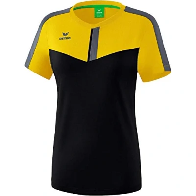 Afbeelding van Squad T shirt dames geel/zwart/slate grey / 36