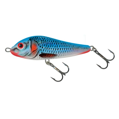 Afbeelding van Salmo Rattlin&#039; Slider 11cm Sinking Bleeding Blue Shad (met ratels) Jerkbait