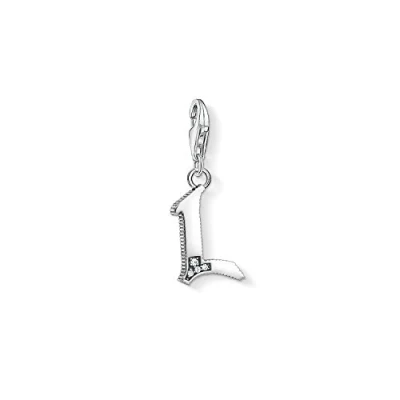 Afbeelding van Thomas Sabo Charm 925 zilver 1 zirkonia 32003270, Sterling zilver, Zirkonia,