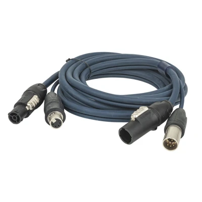 Afbeelding van DAP FP 16 Hybride Kabel PowerCON True1 &amp; 5 pin XLR I P DMX Stroom 10 m