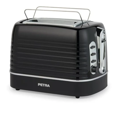 Afbeelding van Petra 2 Slice Toaster variabele Browning levels verwijderbare kruimellade zwart 1050W