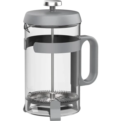 Afbeelding van LEO Koffie en theepers Antraciet 0,80L Grijs