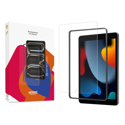 Afbeelding van Screenprotector Apple iPad 9 (2021) 10.2 inch: Accezz Glass + Applicator tablet