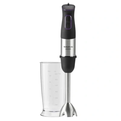 Afbeelding van Taurus Amazing AHB1000X staafmixer 1000W, 20 snelheden, turbo functie, 4 messen van roestvrij staal, ergonomisch soft touch design, spatbescherming, accessoires