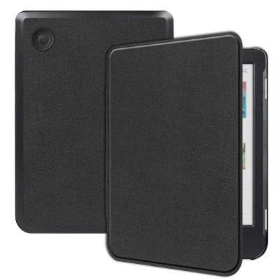 Afbeelding van imoshion E reader Hoesje Geschikt voor Kobo Clara BW, Colour Slim Hard Case Sleepcover Bookcase Zwart