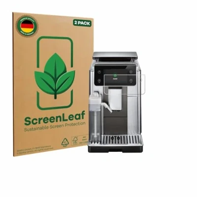 Afbeelding van ScreenLeaf Screenprotector voor DeLonghi PrimaDonna Aromatic ECAM630.75.TSM Duurzame schermbescherming Folie Beschermfolie transparant (2 Stuks)