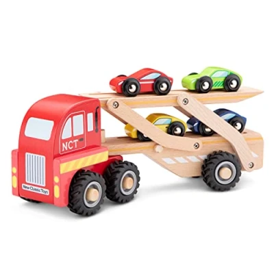 Afbeelding van EITECH Autotransporter incl. 4 auto&#039;s