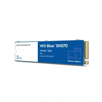 Afbeelding van Western Digital WD Blue SN570 M.2 2 TB PCI Express 3.0 TLC NVMe