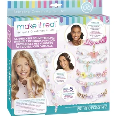 Afbeelding van Lansay Make It Real Vlindersieraden productie van kindersieraden vanaf 8 jaar