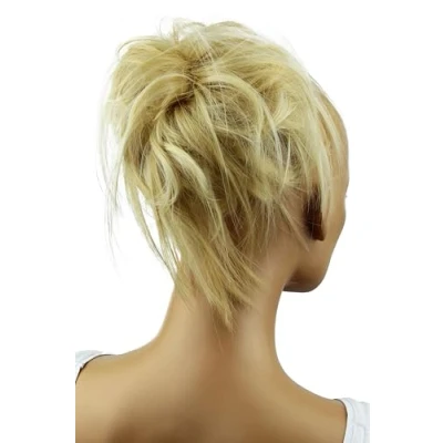 Afbeelding van CAISHA XXL Haarstukje Haarwokkel Bruids Kapsel Opgestoken Volumineus Golvend Knoet Lichtblond G26F